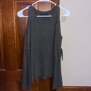 Size small long sleeve green American Eagle shirt